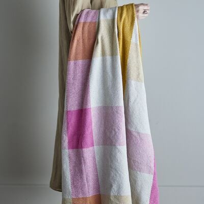 Bloomingville Hadley torkkupeitto 160x130 cm multi